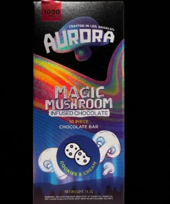 Aurora – Magic Mushroom Cookies & Cream Bar 1000MG